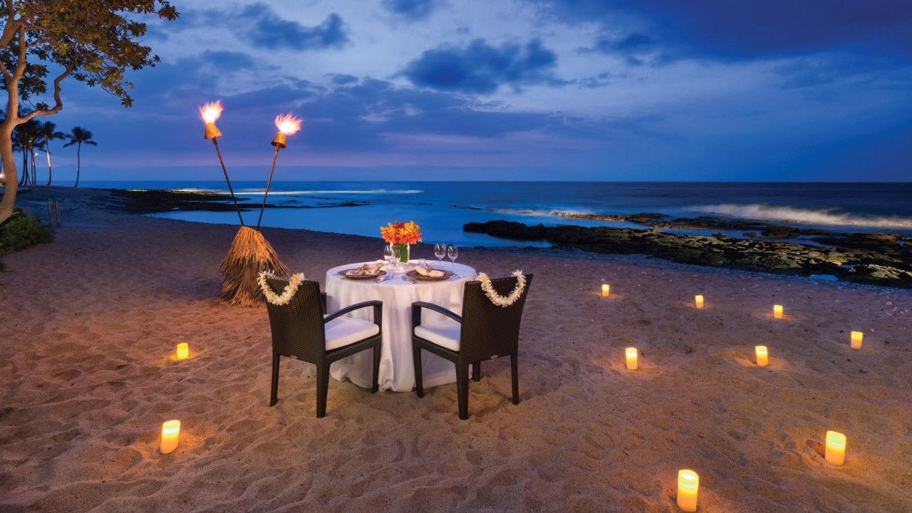 Ужин на Бали закат