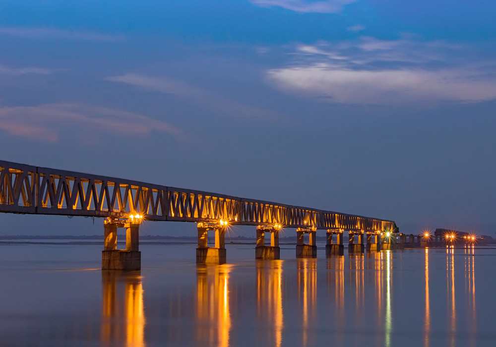 Bogibeel Bridge In Assam